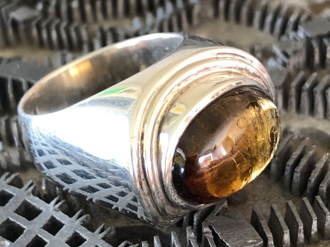 Anelli: TURMALIN Cabochon Silber Ring in Grösse: 57 – Nuovo (secondo la descrizione) da Seftigen venduto da tigers12