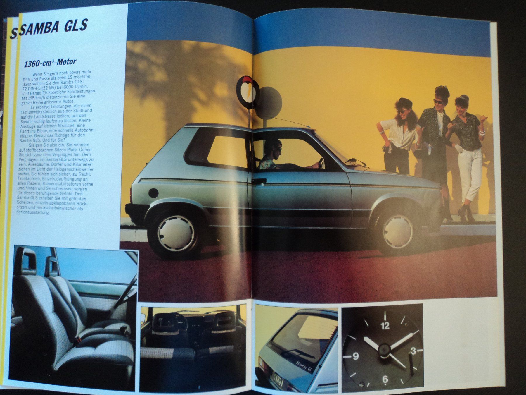 Talbot Documenti: Prospekt Talbot Samba 1985 mit Cabrio – Usato da Schwarzenburg venduto da modelCARama 3