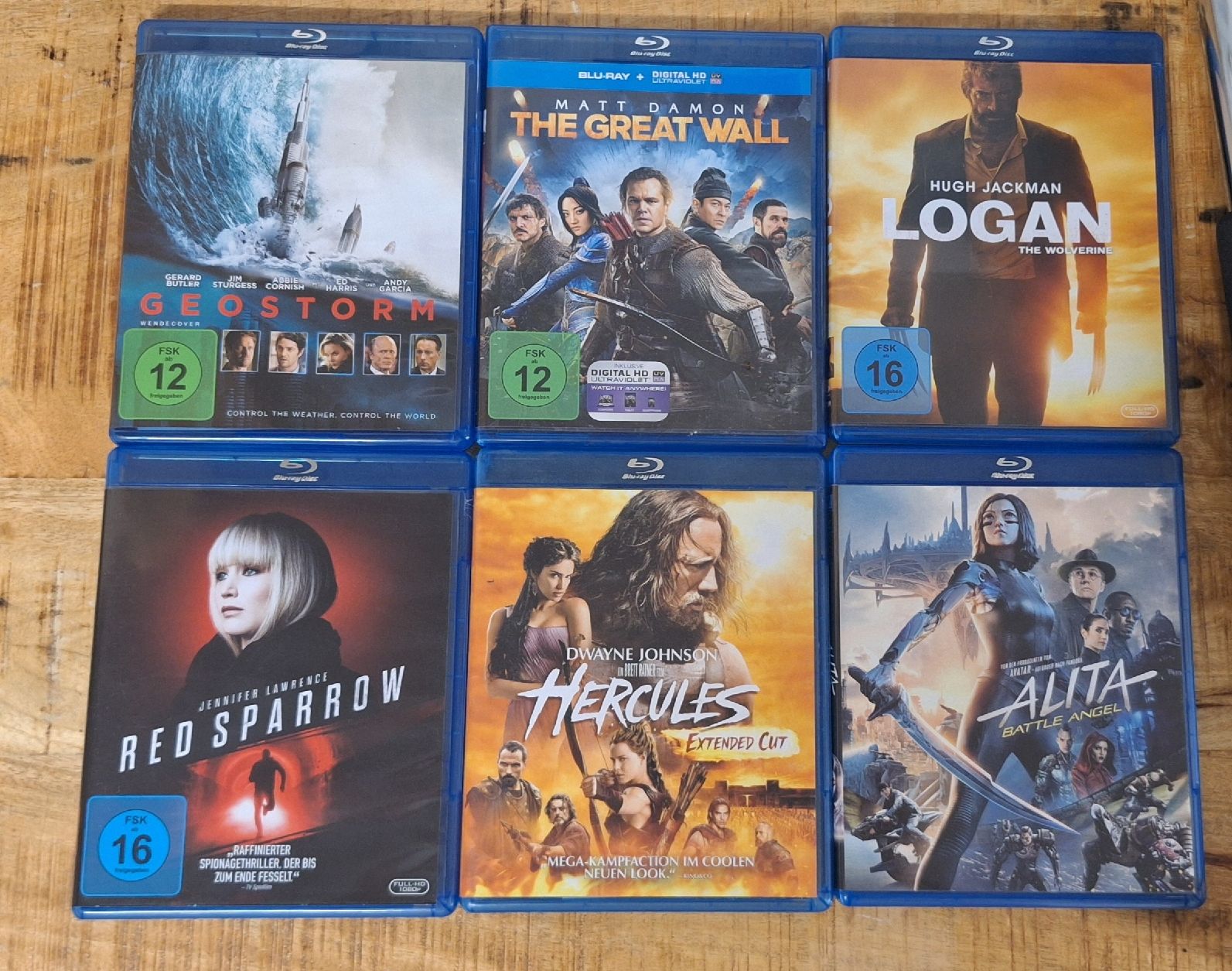 Alle DVDs: Blu-ray Filme 6Stk. – Gebraucht aus Gretzenbach von Chillkrot
