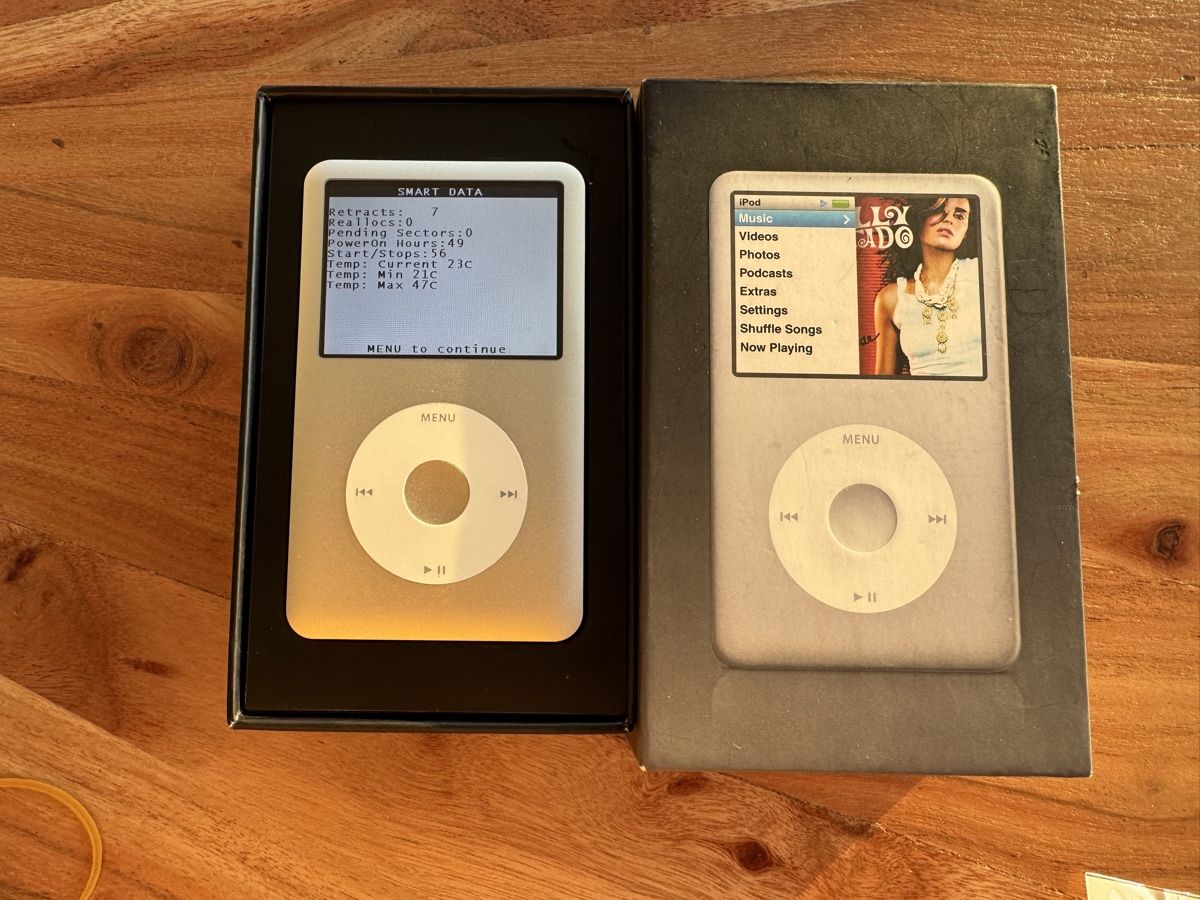 Apple Lettore multimediale portatile: Refurbished! iPod classic 6 80GB mit OVP Silber – Usato da St. Gallen venduto da hae_6rmh 8