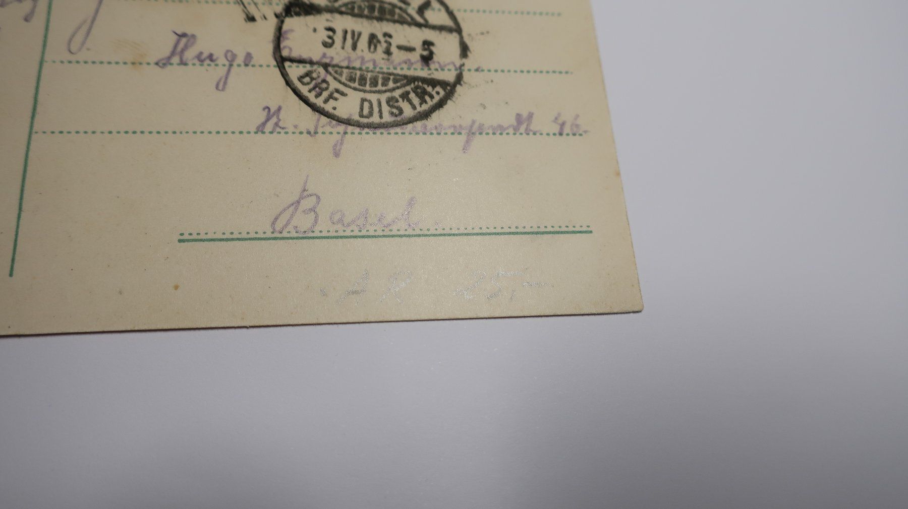 Cartoline postali: Herisau.  1906 – Usato da Cormoret venduto da Pascalll2001 5