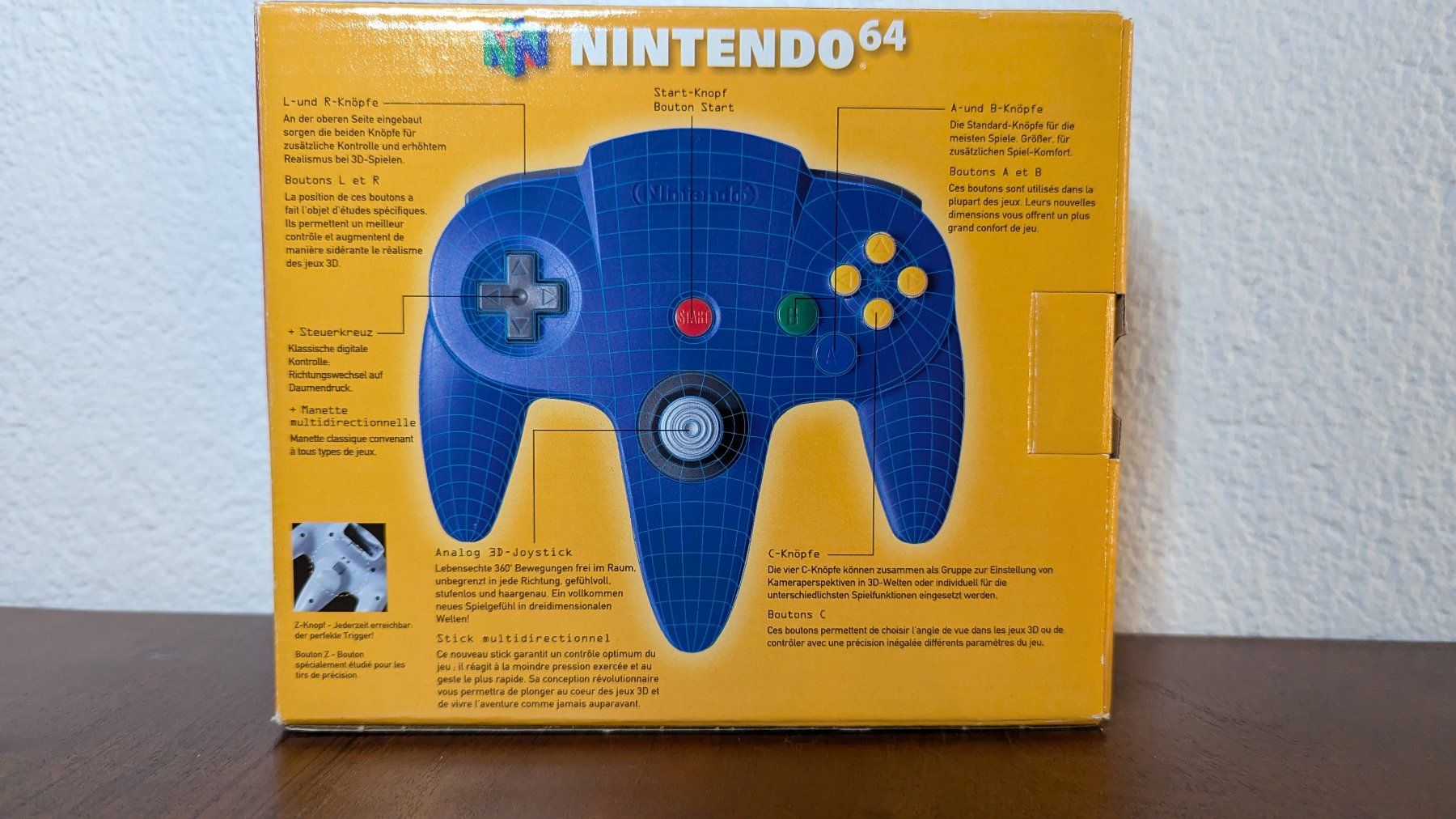 Nintendo Controller: Nintendo 64 [N64] Controller blau inkl. OVP – Usato da Münchenstein venduto da PeterPan.ch 7