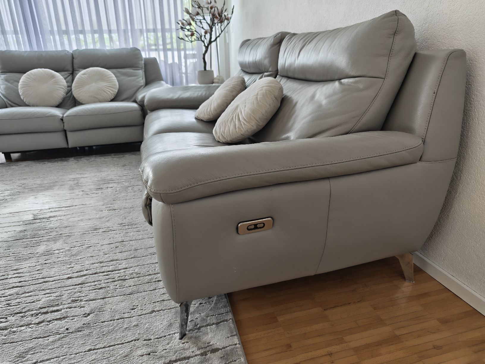 Conforama Divani: Ledersofa 3er – Usato da Winterthur venduto da Alde1234 2