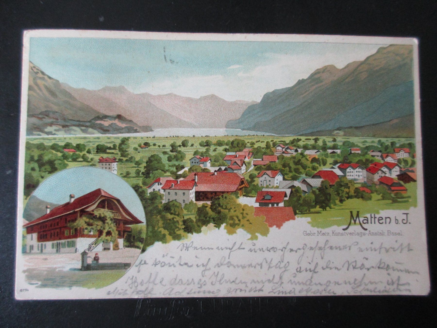 Cartoline postali: MATTEN b. Jnterlaken / Gel. 1917 / Ansichtskarte – Usato da Eschenbach LU venduto da Jack1711