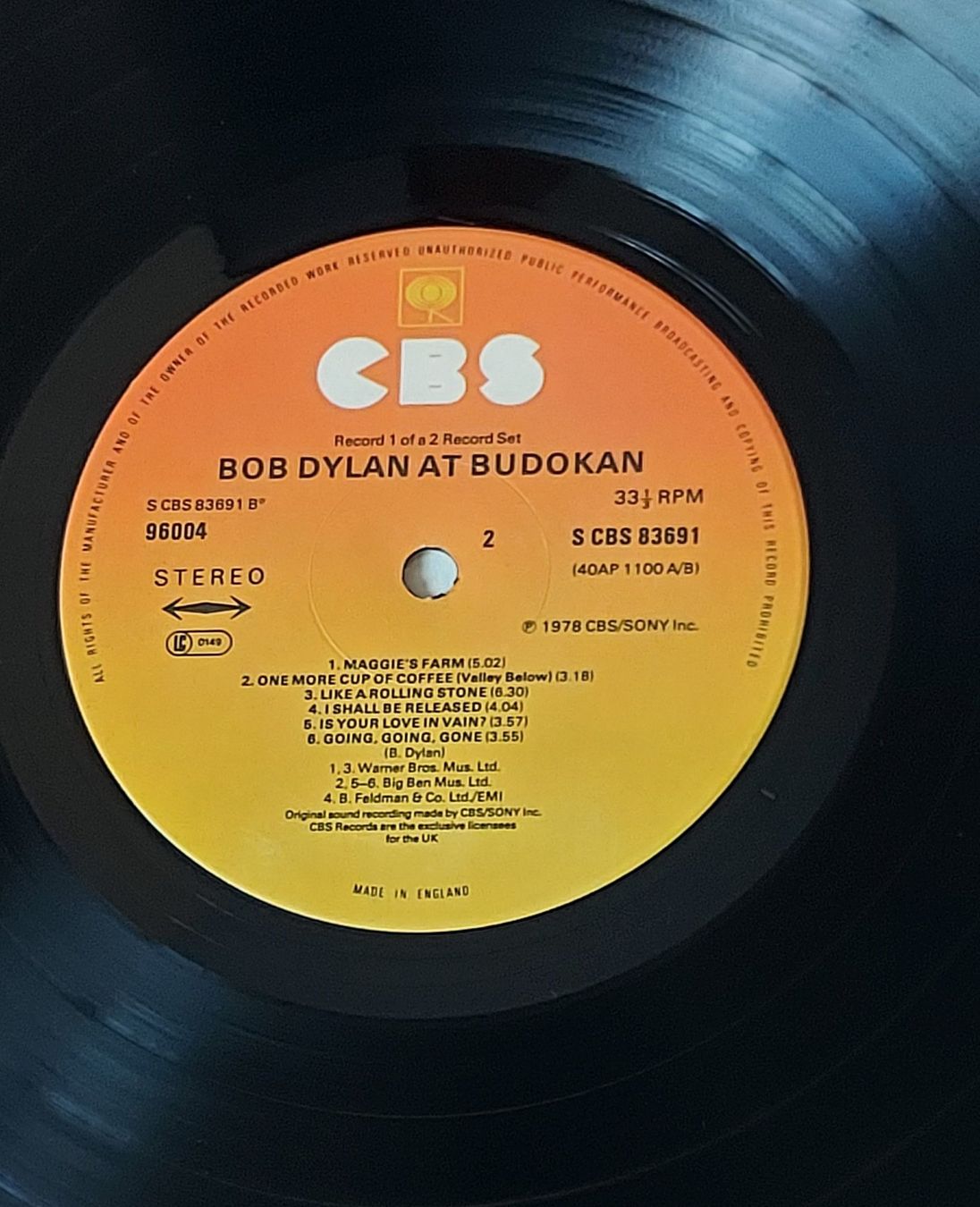 Dischi in vinile: DOPPEL LP - BOB DYLAN - AT BUDOKAN – Usato da Steckborn venduto da Quo7 3