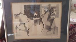 Scene d'interieur - AUGSBOURG Gea (1902-1974) CH
