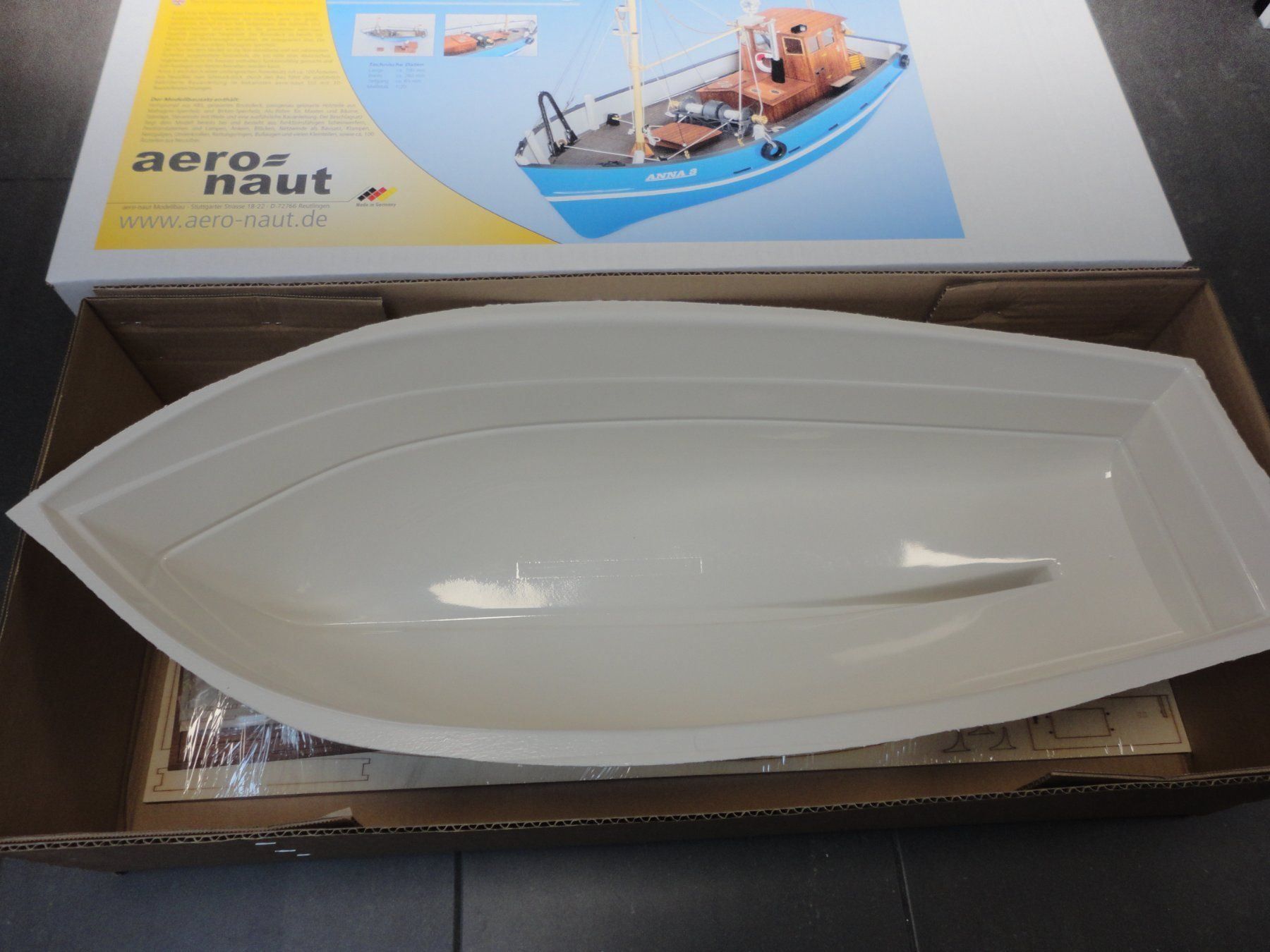 Modellismo RC: Aeronaut Anna 3 Fischkutter Bausatz – Nuovo e nell'imballaggio originale da Horgen venduto da RcModell 4