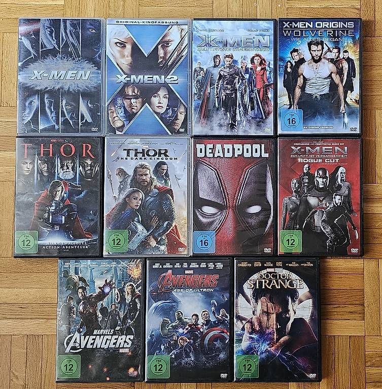 Tutti i DVDs: DVD/Blu-Ray Sammlung (Marvel, DC, GOT, TWD) – Usato da Gossau SG venduto da nanuwasgeht 2