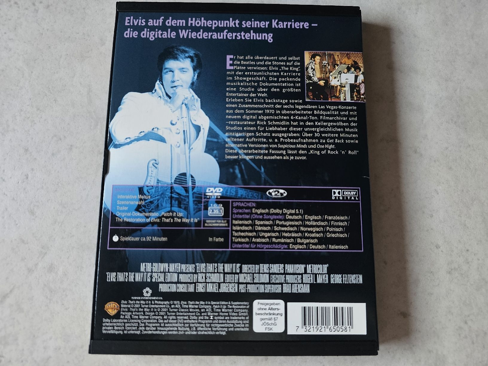 Tutti i DVDs: Elvis  -  That's The Way It Is  /  Special Edition – Usato da Schneisingen venduto da backstore24 1