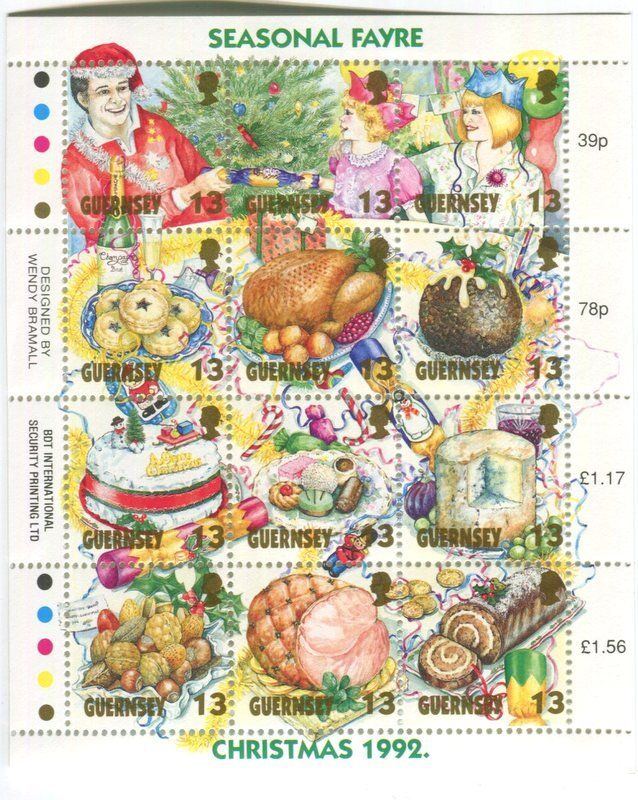 Tous les timbres: Block "Gastronomie". Guernsey – Neuf avec emballage d'origine à Basel par Butsch5