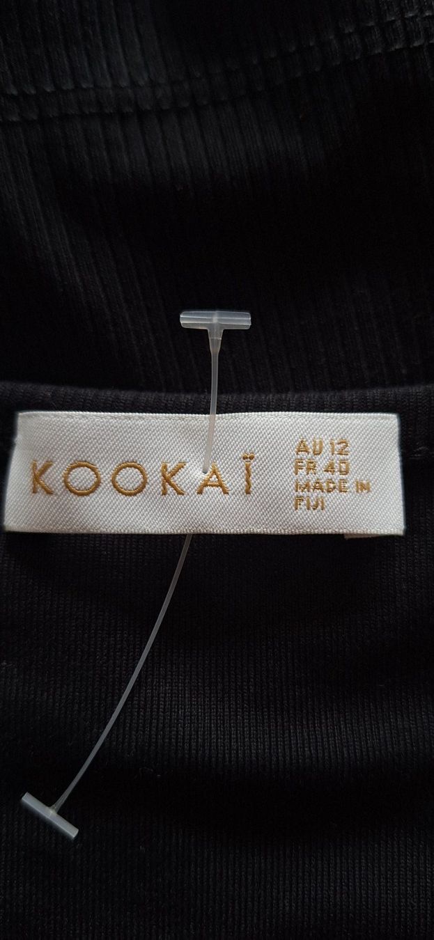 Kookai Top: Kookai, top noir – Nuovo e nell'imballaggio originale da Lussery-Villars venduto da pousinete02 3