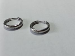 2 Creolen Ohrhänger 925 Silber 1,1g