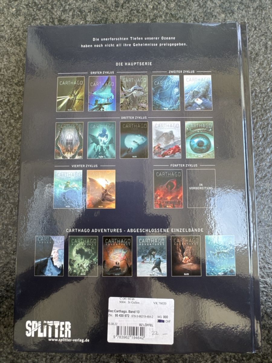 Comics: Carthago, 13. Abzu ist unser einziger Gott Comic Splitter – Gebraucht aus Eschenz von Belladog 1