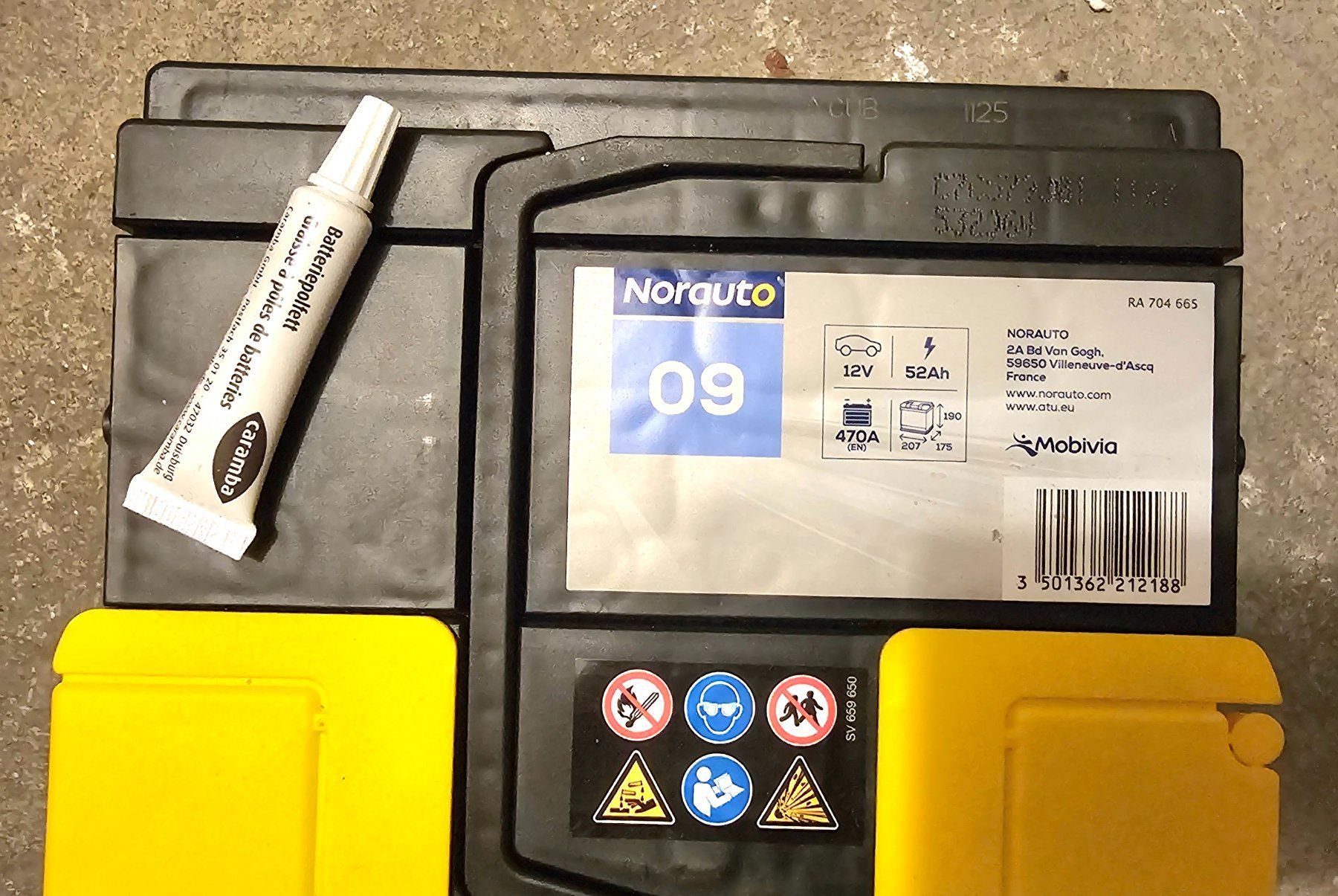 Batterie: Neue Autobatterie 52 ah 12 v – Nuovo e nell'imballaggio originale da Kreuzlingen venduto da Pau_gcv6 1