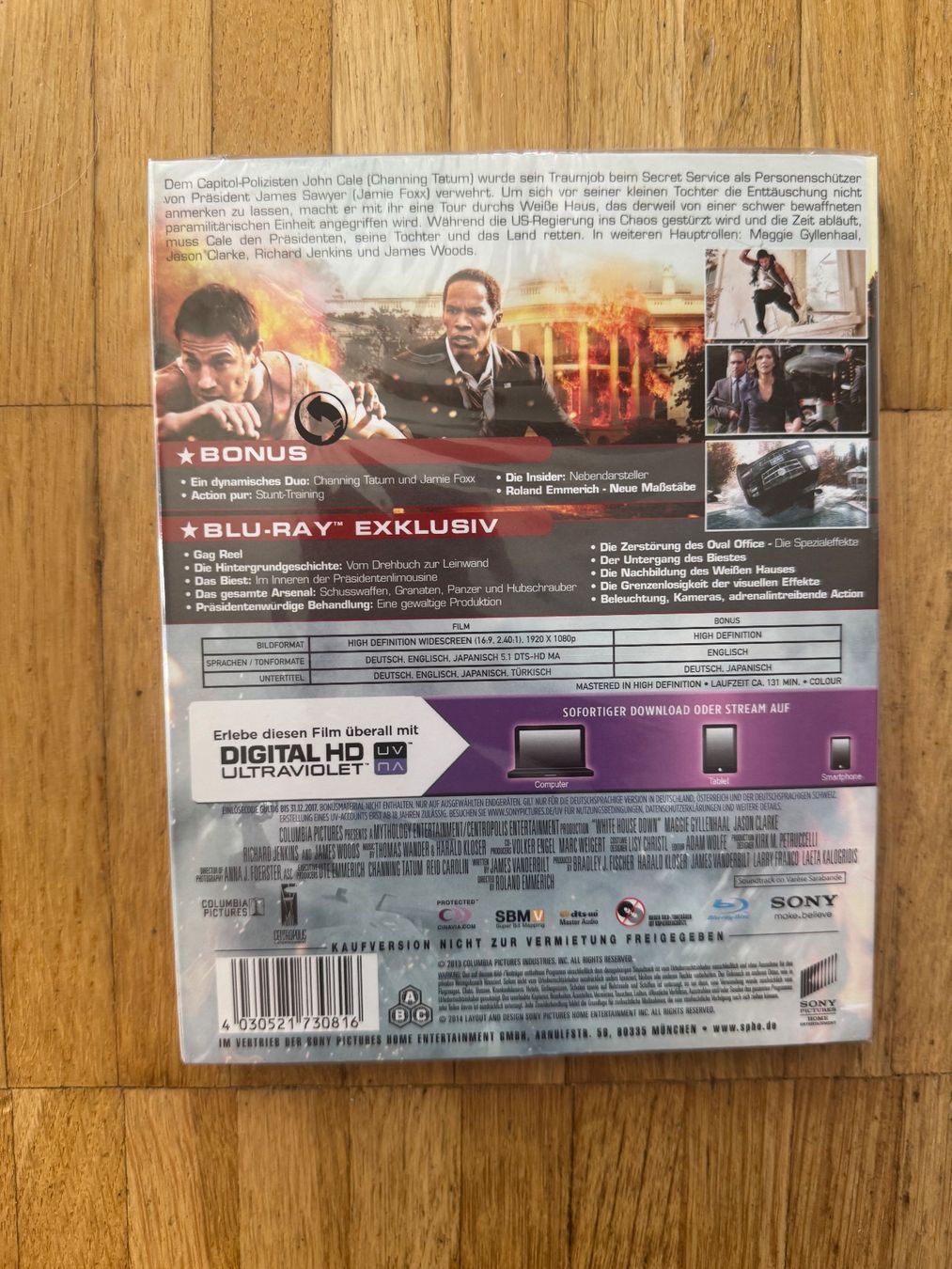Tutti i DVDs: WHITE HOUSE DOWN. (BLU-RAY)  OVP – Nuovo e nell'imballaggio originale da Basel venduto da san_2qlq 1