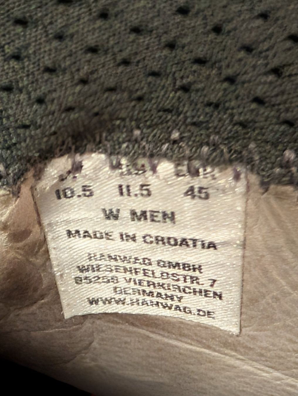 Hanwag Scarpe da uomo: Hanwag Wanderschuh Grösse 45 – Usato da Bauma venduto da Makinom 3