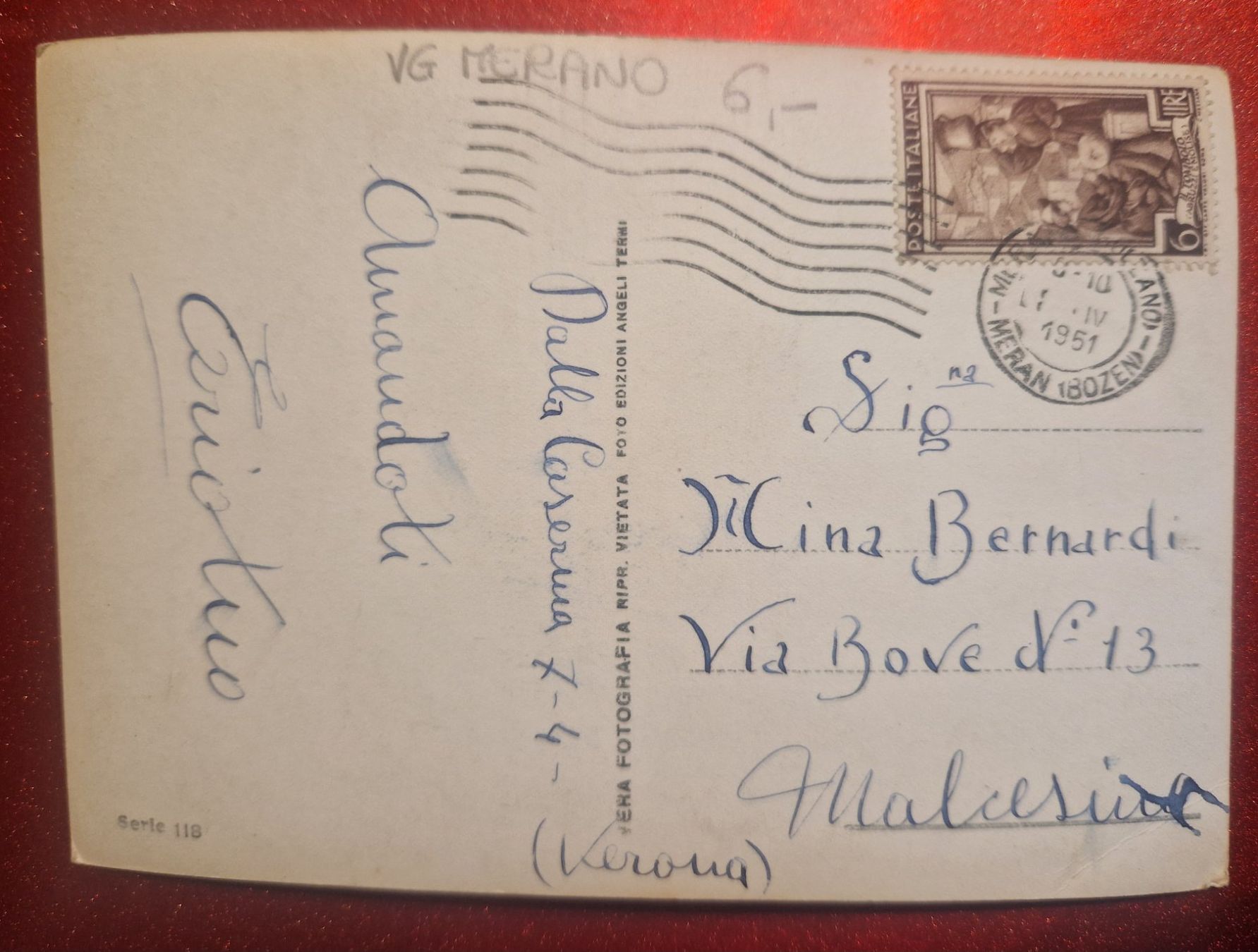 Cartes postales: GESTA DEGLI ALPINI 1951 rar – D'occasion à Melchnau par Arthurius 1