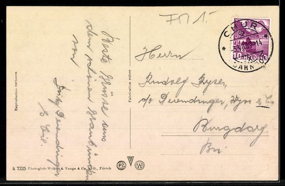 Cartoline postali: AK Lenzerheide, Lenzerheidesee – Usato da Berlin venduto da bartko-reher 1