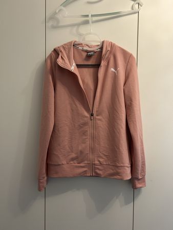 Puma Damen Hoodie Gr. XS rosa Kapuzenpullover Sport