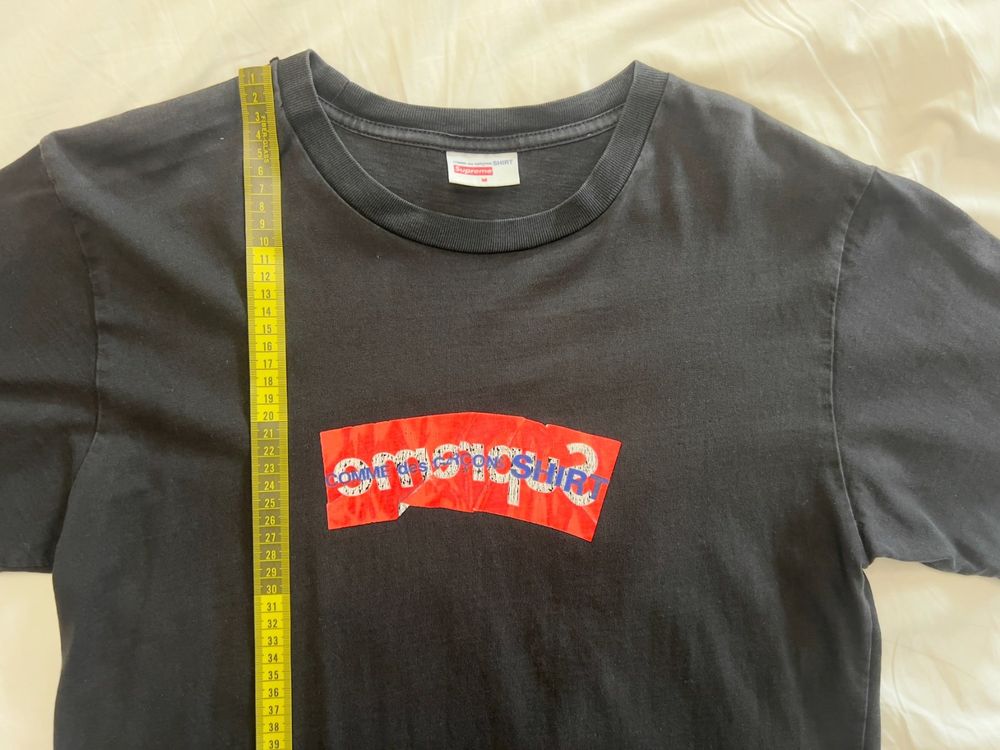 Supreme comme des garcons online shirt box logo tee