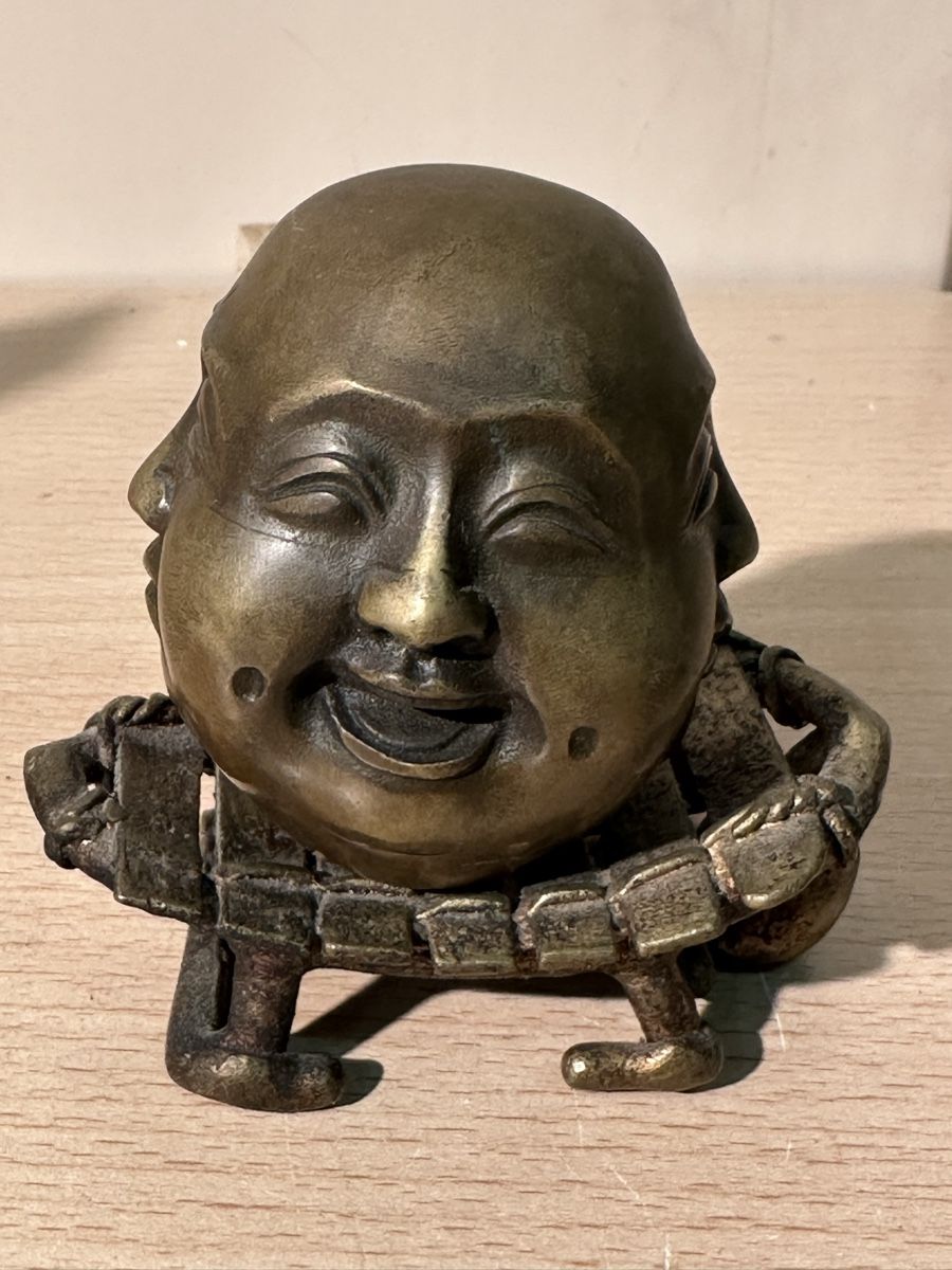 Figuren: Statue Bouddha 4 visages en bronze, 8cm – Gebraucht aus Lausanne von artnouveau04