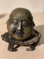Statue Bouddha 4 visages en bronze, 8cm