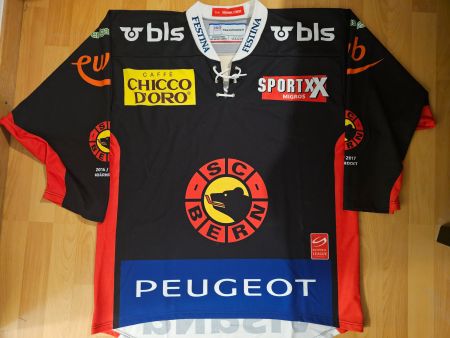 Original SC Bern Meister-Trikot 2016/17 - Mit Unterschriften