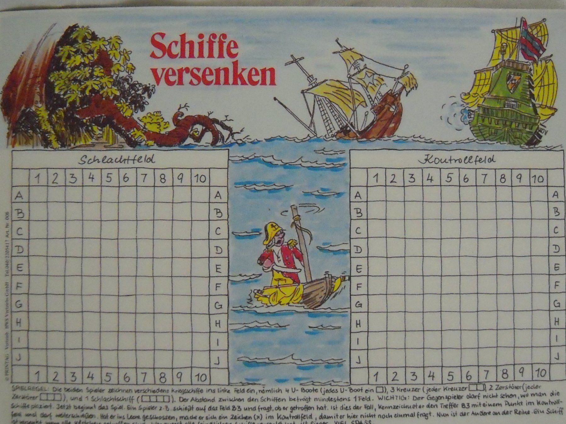 Giochi: Block   Schiffe versenken – Usato da Heimberg venduto da Rockenrol