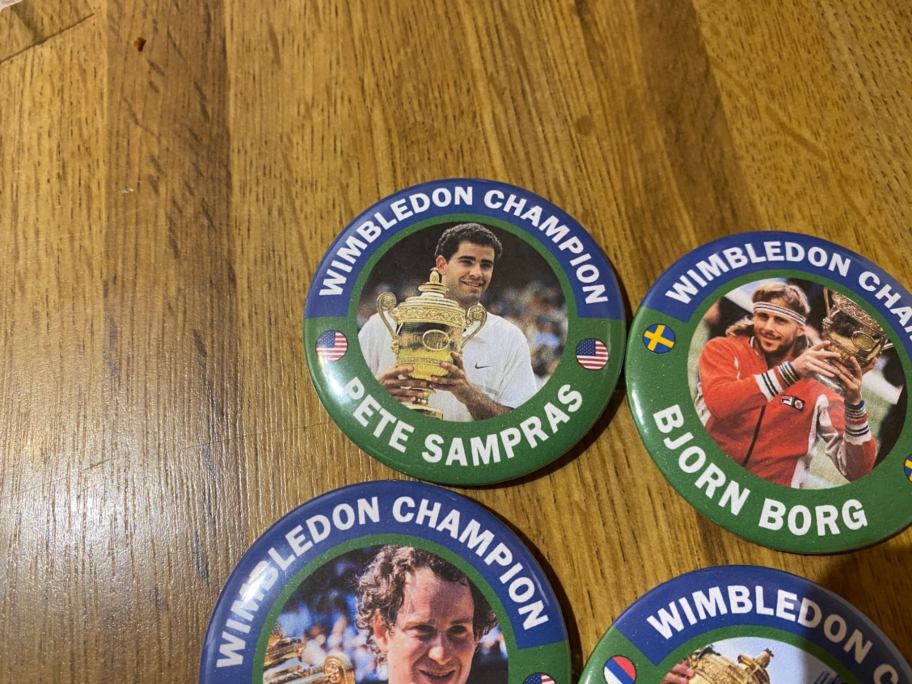 Plaketten & Abzeichen: Tennis Legends-Kühlschrank Magnete – Neu (gemäss Beschreibung) aus Basel von VinylLover68 6