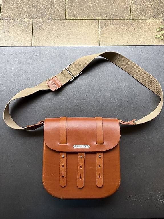 Borse: Brooks Ledertasche, braun – Usato da Schwanden GL venduto da Sedona-3