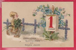 PRÄGE, HERZLICHEN GLÜCKWUNSCH ZUM NEUEN JAHRE, 29.12.1906
