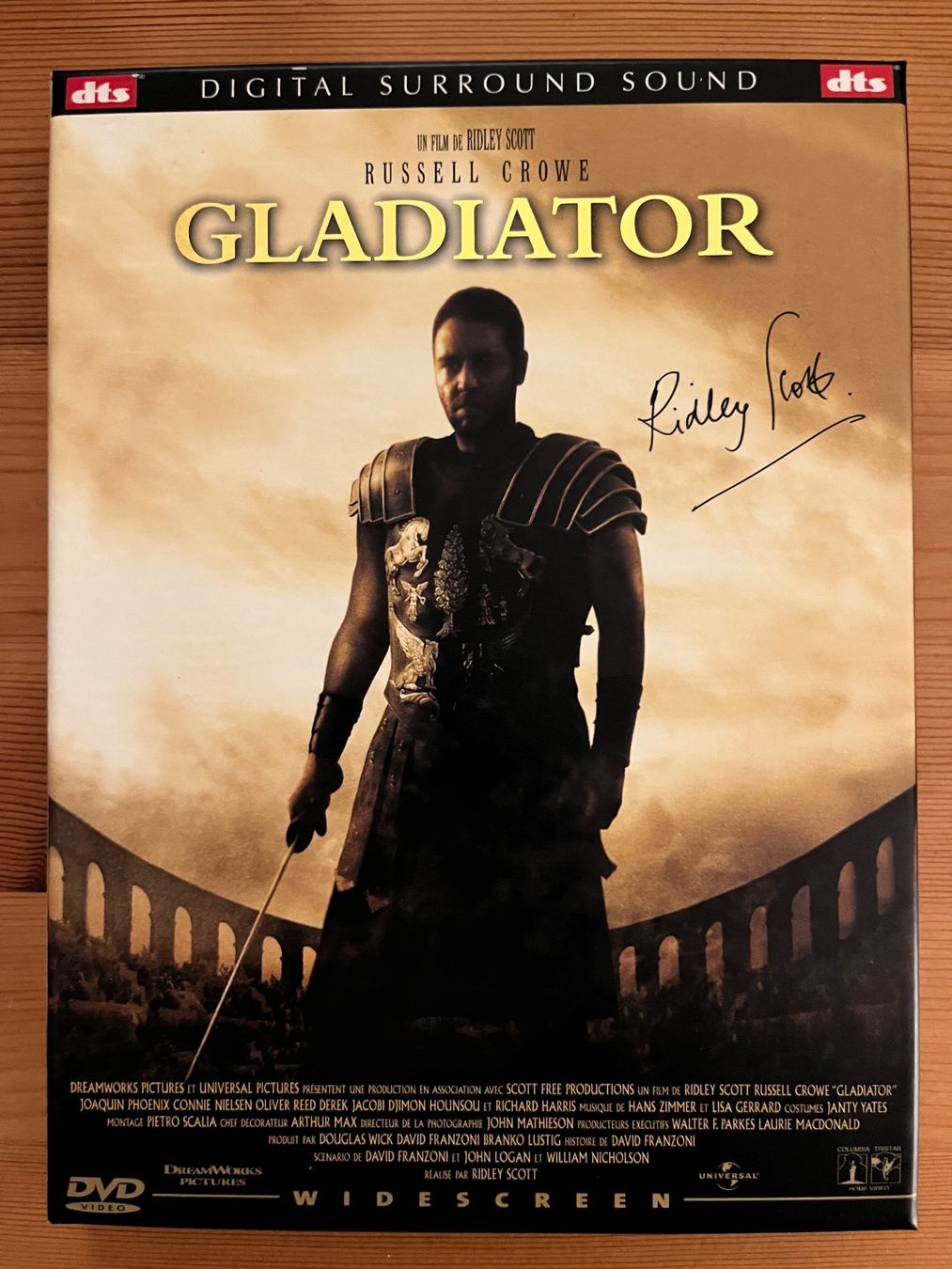 Tutti i DVDs: GLADIATOR - RIDLEY SCOTT - RUSSELL CROWE, JOAQUIN PHOENIX – Usato da Lausanne venduto da sbar224