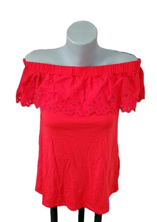 Boho Hippie T-Shirt rot neuwertig Gr. XS