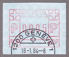 ATM 6/6lllb_ERSTTAG NEUES SYNTHETIK-FARBBAND_18.1.84 GENÈVE!