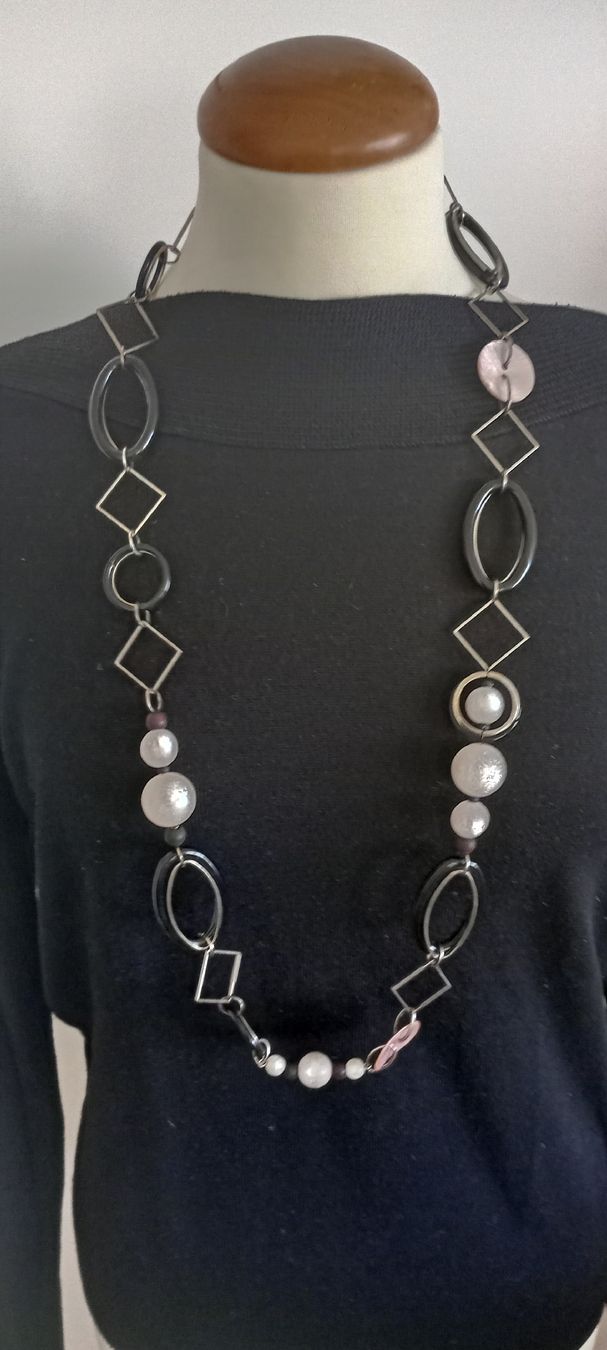 Catenine: Extravagante Statement Kette, neuwertig, Modeschmuck – Nuovo (secondo la descrizione) da Langnau i. E. venduto da Bebatta