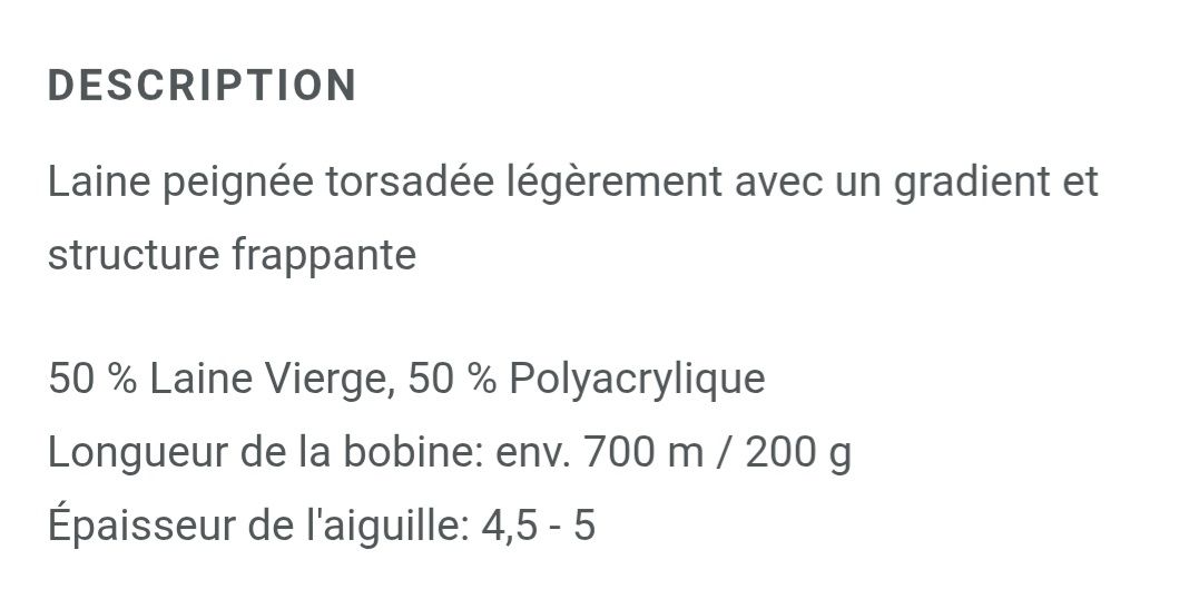Laine: 1 pelote gomitolo 200 – Neuf avec emballage d'origine à Bulle par nora169 1