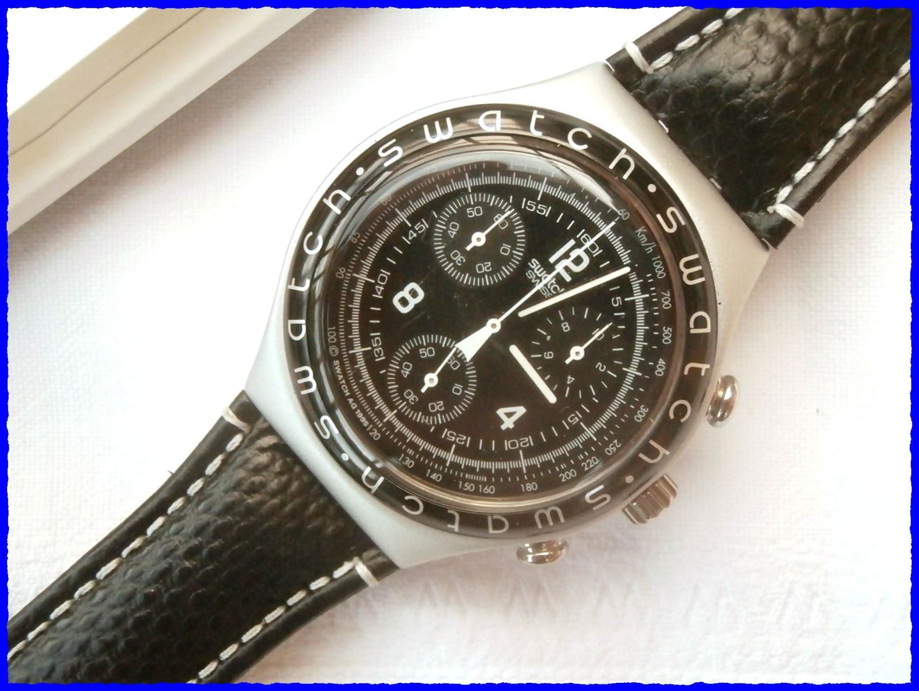 Swatch Orologi: SWATCH Irony Chrono "HIGH TAIL" (YCS1000) - NEU mit Box – Nuovo e nell'imballaggio originale da Worblaufen venduto da Re_mo81
