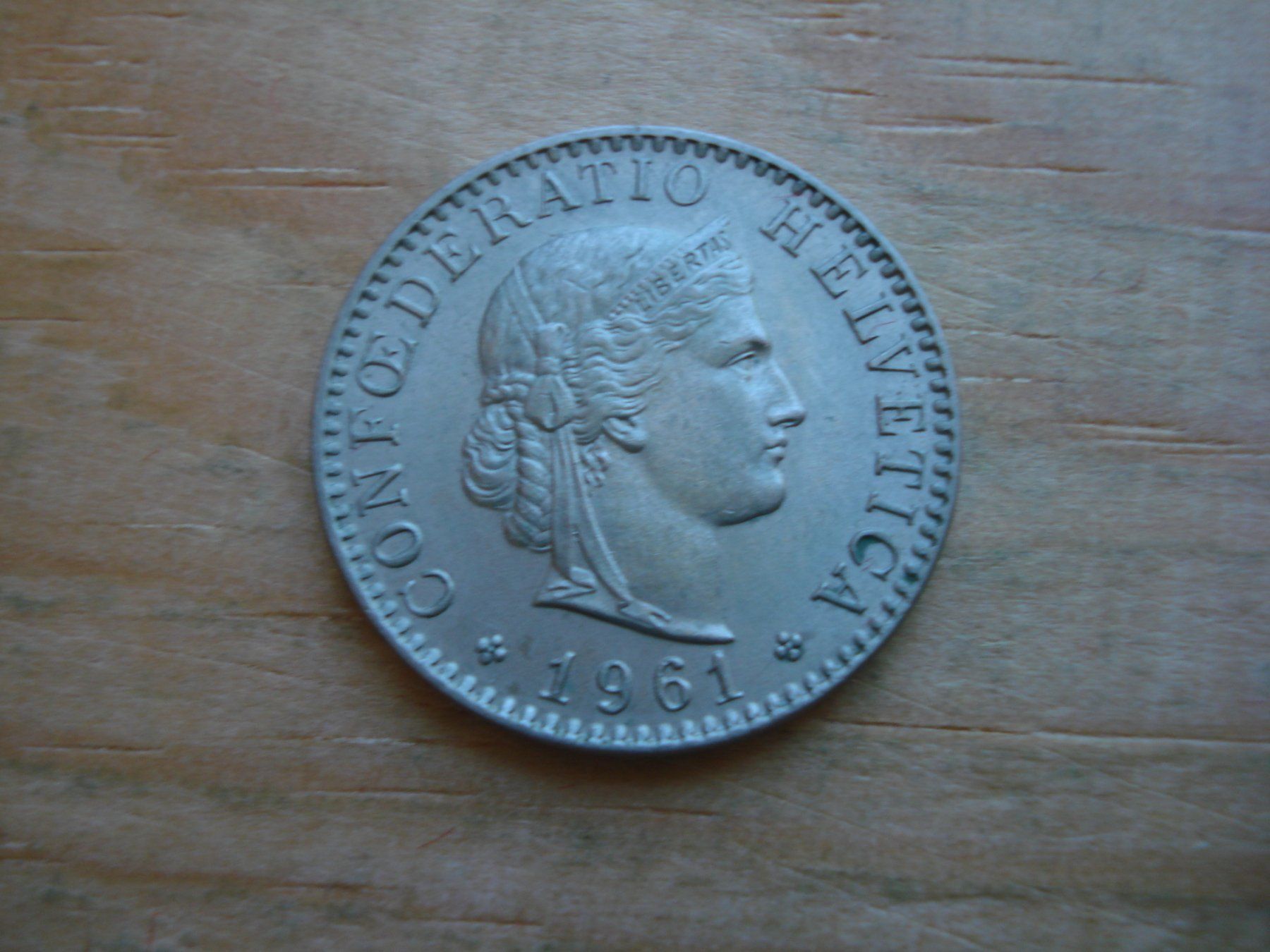 Tutti le monete: (S1) 20 Rappen 1961 – Usato da Erlach venduto da Net-Coins
