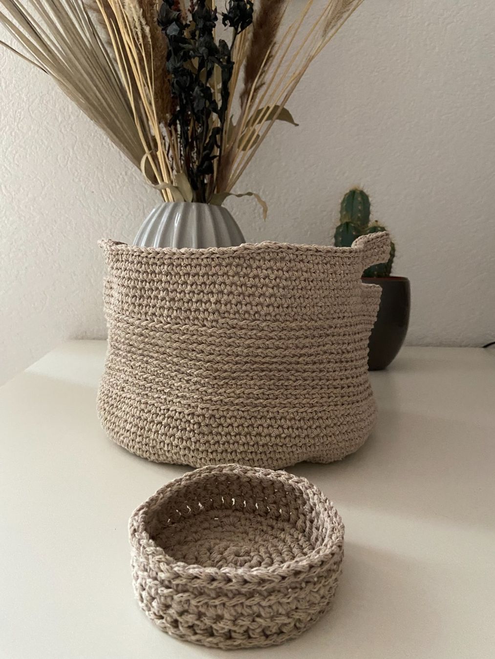 Altro per la casa: Lot paniers crochetés handmade – Nuovo e nell'imballaggio originale da Essert FR venduto da archimede03 2