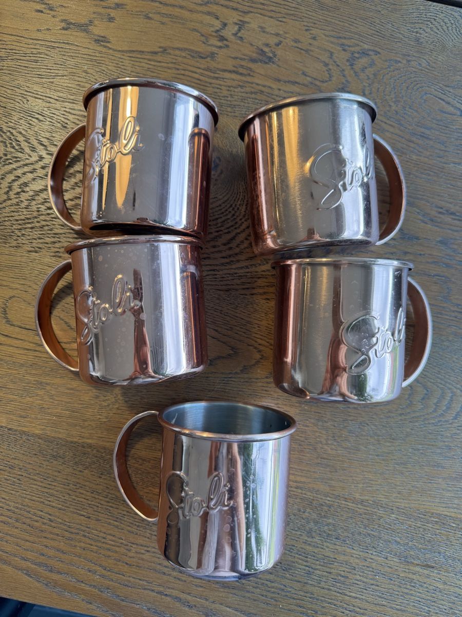 Tazze: 5 Stk. edle Moscow Mule Becher – Usato da Zürich venduto da TinyColors 1