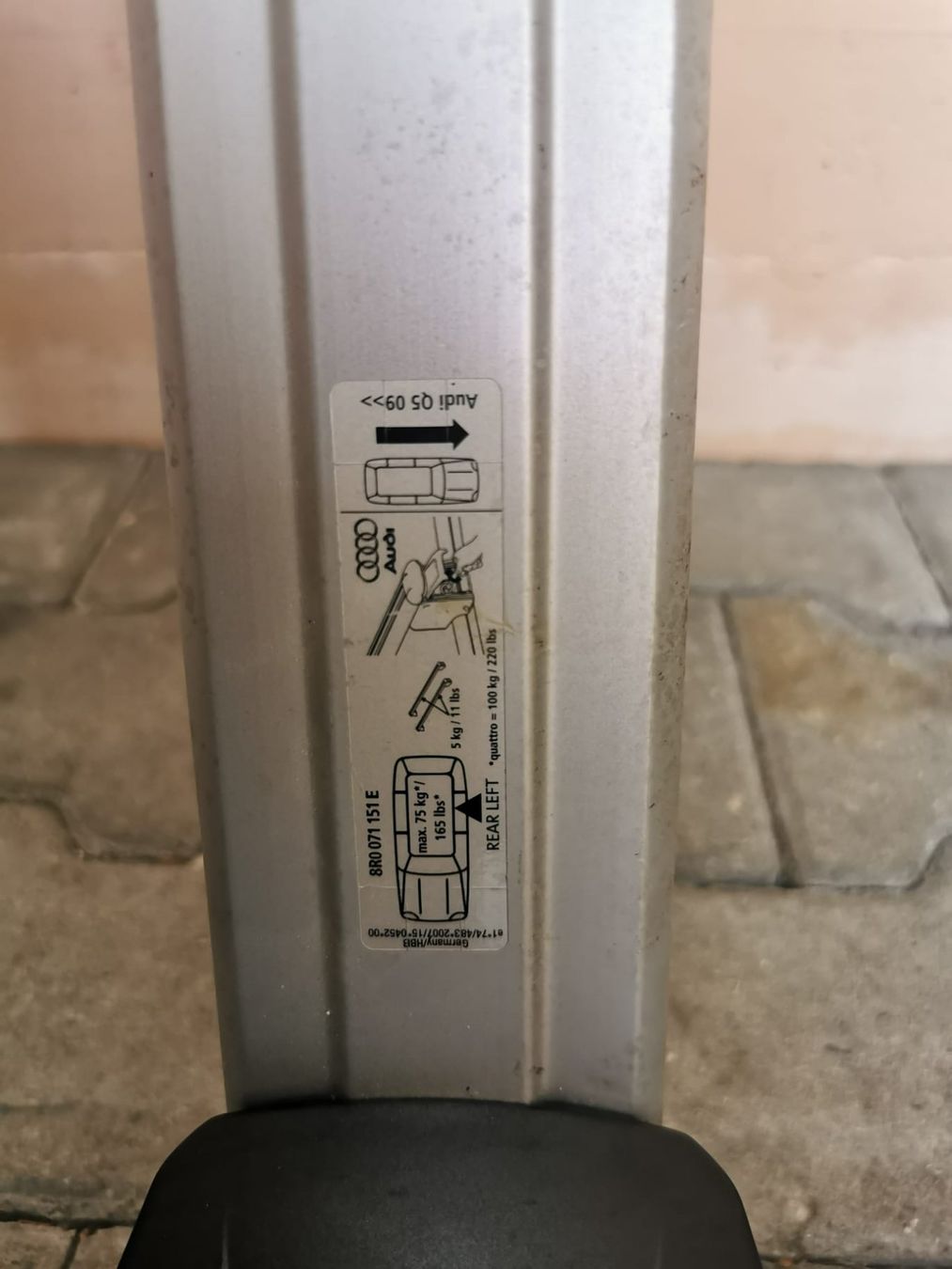Barres de toit: Dachträger Audi Q5 Original – D'occasion à Baden par Mesen 1