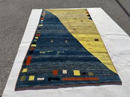 Gabbeh Teppich handgeknüpft 265x151cm sauber