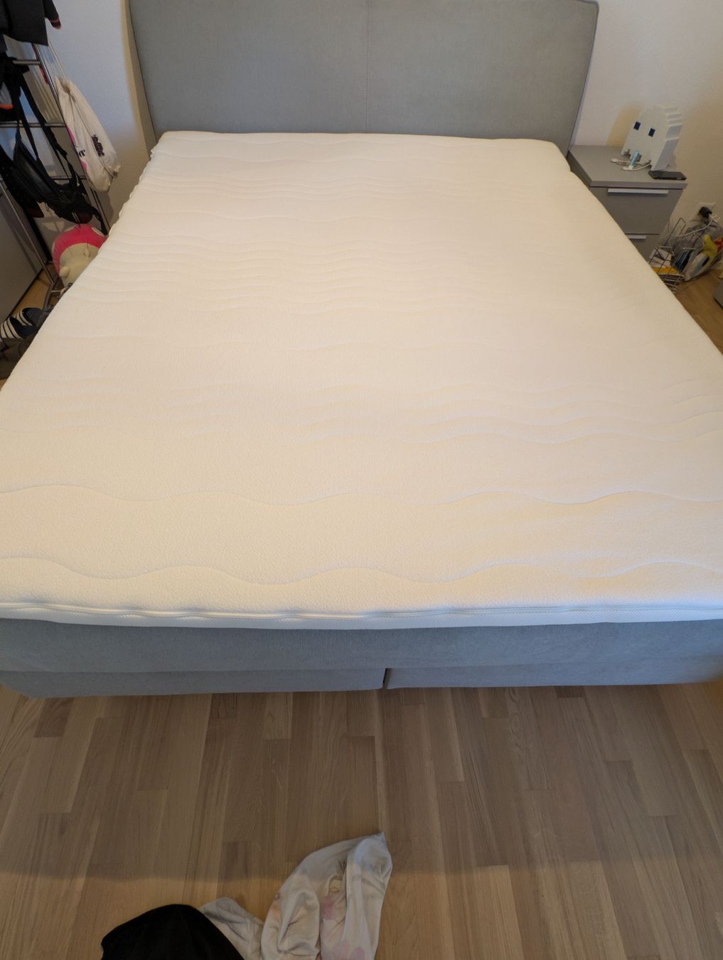 Letti: Boxspringbett 160x200 Grau – Usato da Therwil venduto da jef_2ffl 2