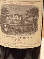 Chateau Lafite Rothschild 1981
