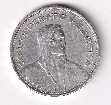 Toutes les monnaies: 5 Franken 1935 – D'occasion à Neuchâtel par karlpierrino 1