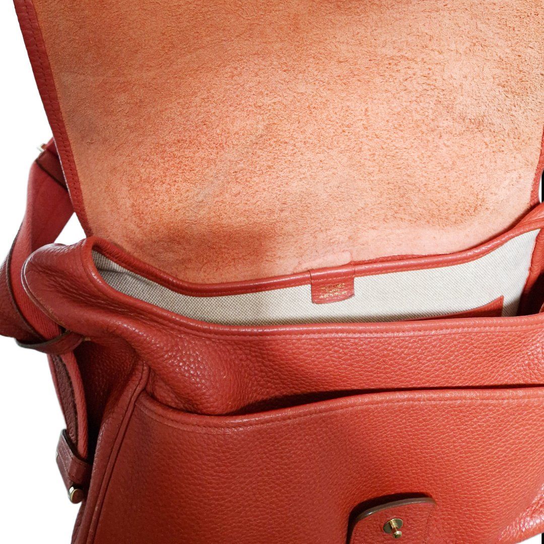 Hermès Borse da donna: Hermès Bourlingue Taurillon Clemence Bag – Usato da Zürich venduto da Liloubags 8