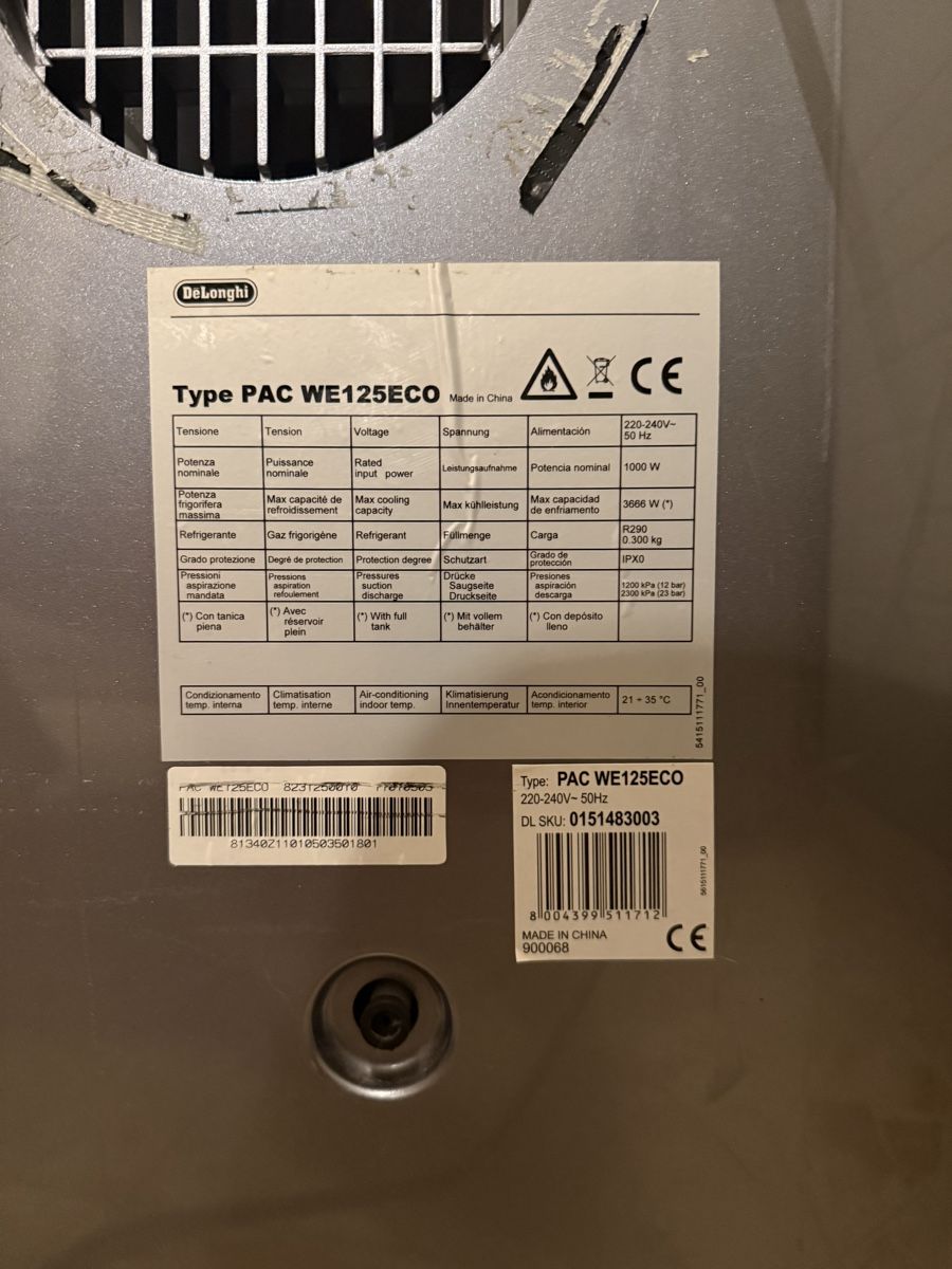 De'Longhi Condizionatori: Klimagerät DeLonghi PAC WE125ECO  – Usato da St.Gallen venduto da JaHed 2