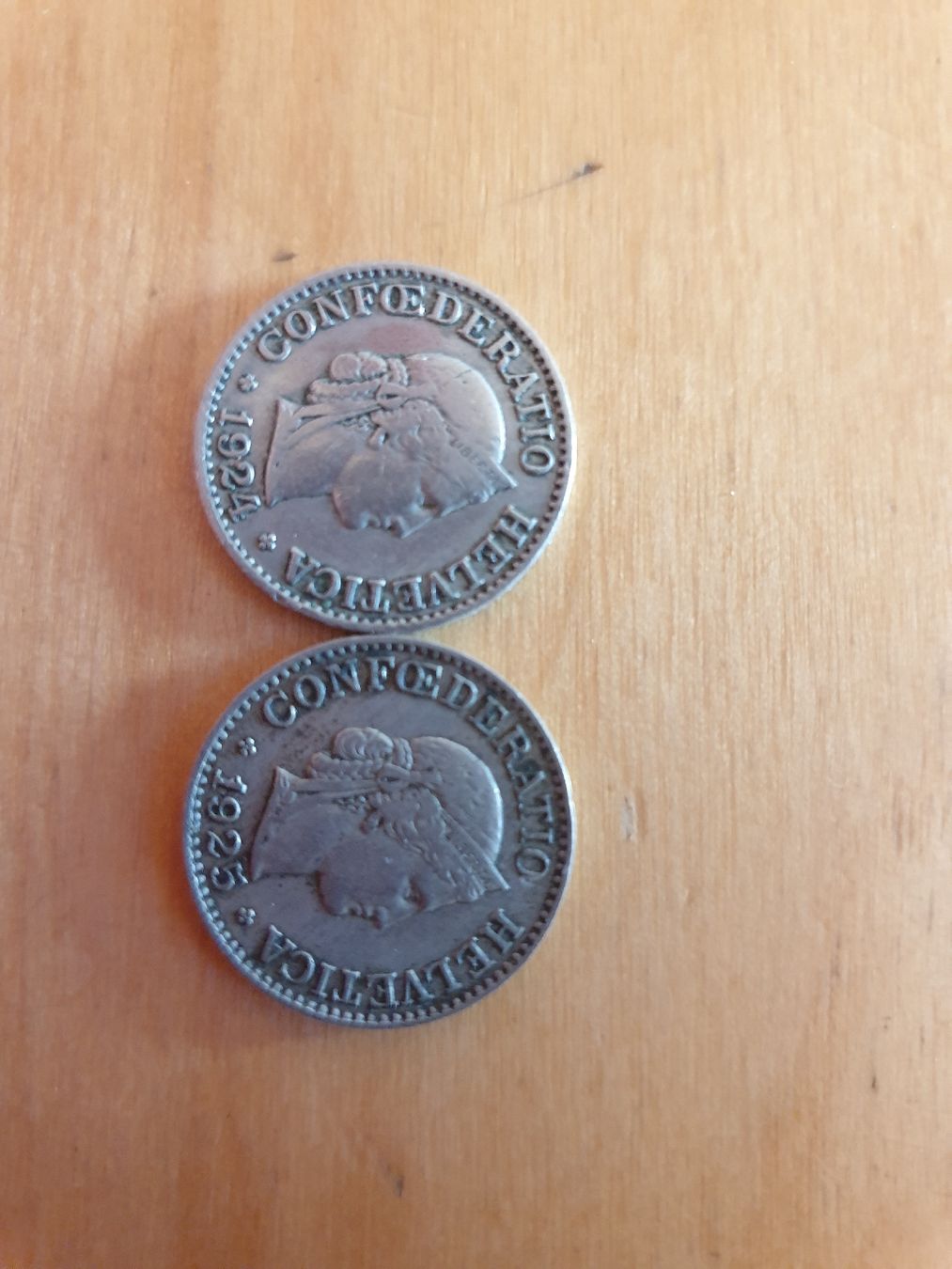 Tutti le monete: 2 stk 10Räppler JG 1924 und 1925 – Usato da Würenlos venduto da calimero095