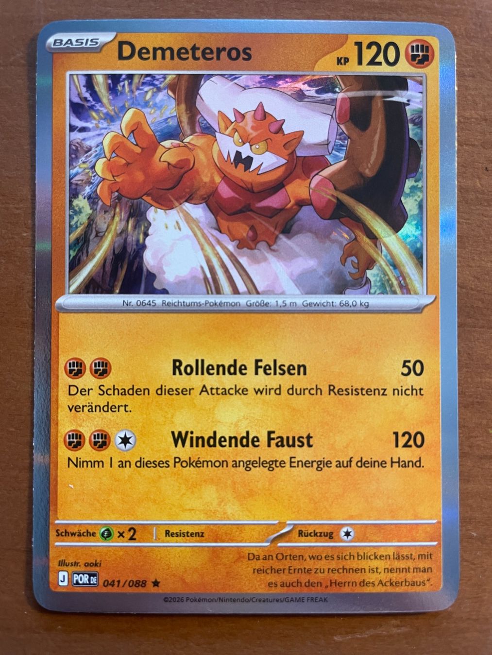Pokémon Sammelbilder & Trading cards: Pokemon Demeteros Holo (Versand gratis) – Neu (gemäss Beschreibung) aus Chur von Angerson
