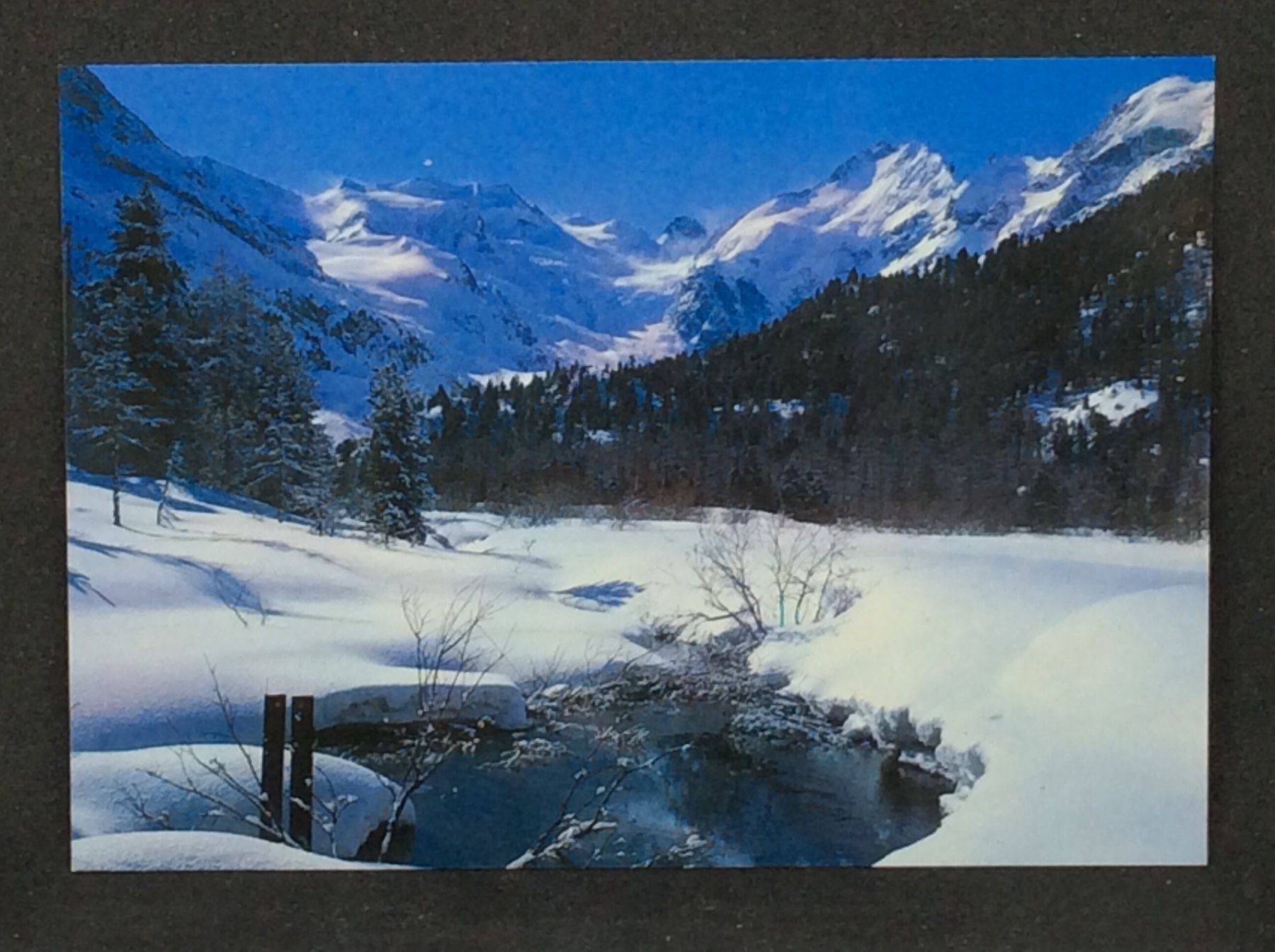 Cartoline postali: Wintermorgen bei Morteratsch – Usato da Widnau venduto da Brusi9